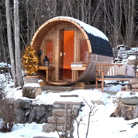 Semesterbostad Lechner Am Waldrand Mit Sauna, Bergblick Und Naturgarten